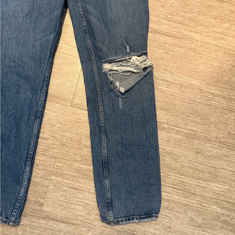 Abercrombie & Fitch Women's Curve Love 90's Straight Ultra High-Rise Jeans - Picture 11 of 11